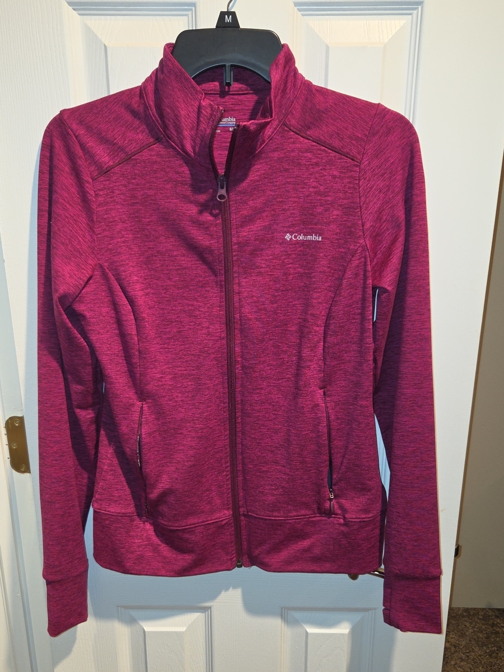Columbia Women's Heather Magenta Full-Zip Jacket